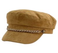 Faux Suede Greek Fisherman Hats W/Braided Band CD7231