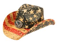 AMERICAN FLAG COWBOY HATS COW4033