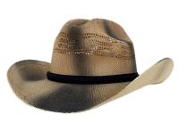 Western Bangora Cowboy Hats With Band & Vented Crown COW7207