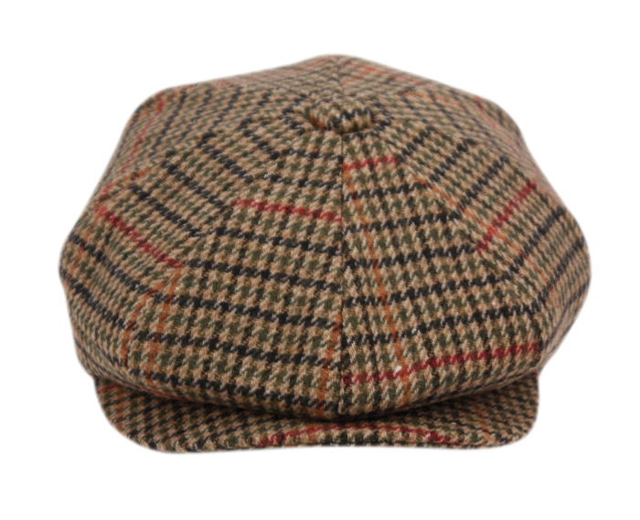 HOUNDSTOOTH PLAIN WOOL BLEND NEWSBOY CAP NSB1597 Epoch Fashion Accessory