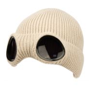 UNISEX WINTER SKI BEANIE WITH GLASSES GOGGLE & SHERPA LINING BN3024