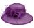 SINAMAY FASCINATOR WITH FLOWER & FEATHER TRIM CC2900
