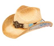FASHION COWBOY HATS W/TRIM BAND & STUDS COW4036