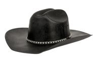 SOLID COLOR WESTERN COWBOY HATS WITH TRIM BAND COW6046