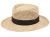 GAMBLER STRAW HATS WITH GROSGRAIN BAND F2272