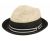RICHMAN BROTHERS TWO TONE POLYBRAID FEDORA HATS WITH GROSGRAIN BAND F4007