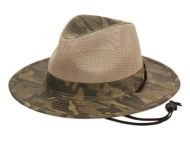 YOUTH OUTDOOR CAMOUFLAGE SAFARI HATS WITH MESH CROWN F4014YOUTH