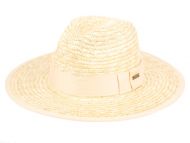 STRAW PANAMA HATS WITH GROSGRAIN BAND F4028