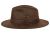 FAUX LEATHER FEDORA WITH BAND F6074