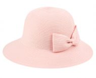PACKABLE POLY BRAID BUCKET SUN HATS WITH RIBBON FL2798