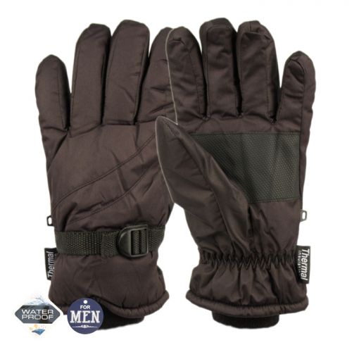 Men's Warm Lined Ski Gloves 
