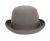 ROUND CROWN BOWLER FELT HATS WITH GROSGRAIN BAND HE64