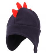 KIDS WINTER FREECE HAT WITH TOP RED CROWN KD2755