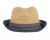 KIDS PAPER STRAW FEDORA HATS WITH BAND KF6015
