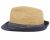 KIDS PAPER STRAW FEDORA HATS WITH BAND KF6015