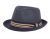 KIDS PAPER STRAW FEDORA HATS WITH BAND KF6016