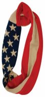 KNITTED INFINITY USA FLAG SCARF SC2037