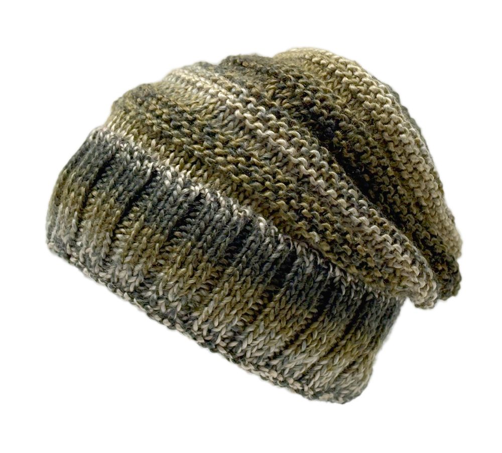 Multi Color Slouchy Style Knit Beanie W/Velvet Fur Lining BN7166 display picture 2