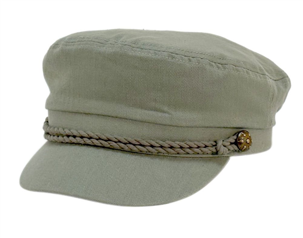 8961 2 Pack: Cotton Greek Fisherman Hat Bundle - Navy & Olive Green Unisex Greek Fisherman Hat 100% Cotton Sailor Cap Nautical  main image 4