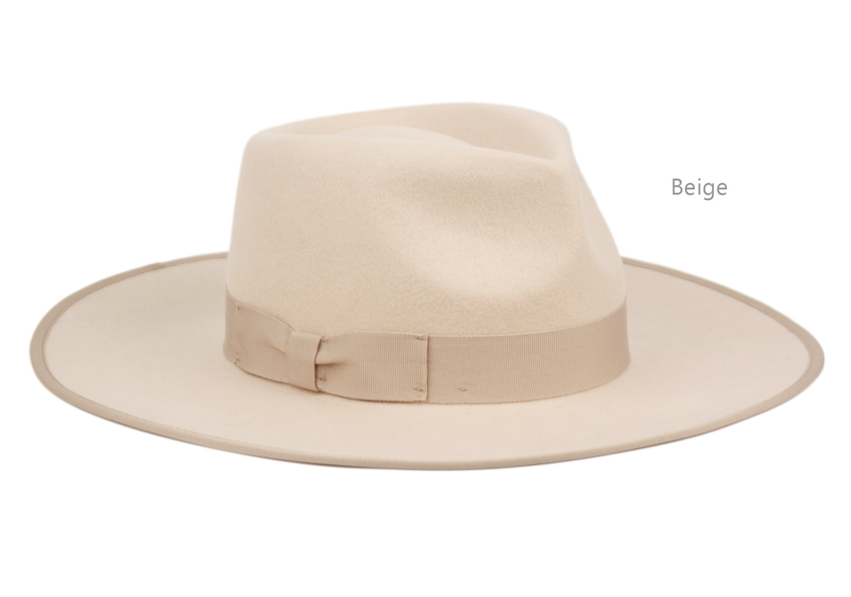 Accessoryo Unisex Cream Straw Trilby with Wide Band Available in a Selection of Colours
