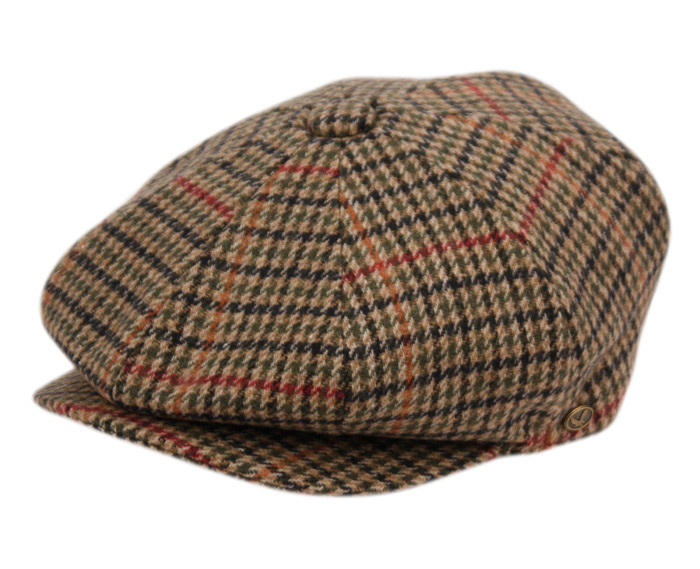 HOUNDSTOOTH PLAIN WOOL BLEND NEWSBOY CAP NSB1597 Epoch Fashion Accessory